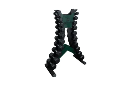 Kit Halteres Sextavados Injetados com Pegada Inox 1 a 10 kg